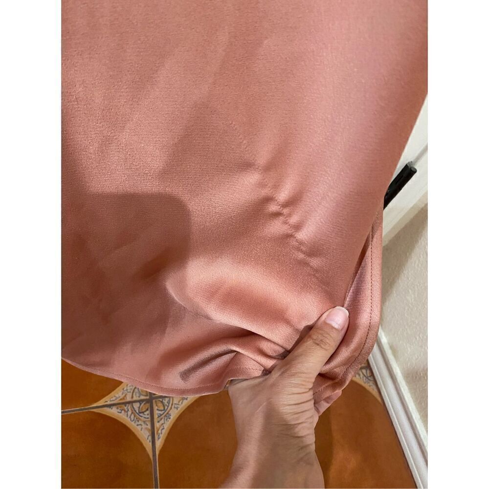 Anthropologie BHLDN Satin Cowl-Neck Midi Slip Dress - Picture 8 of 9